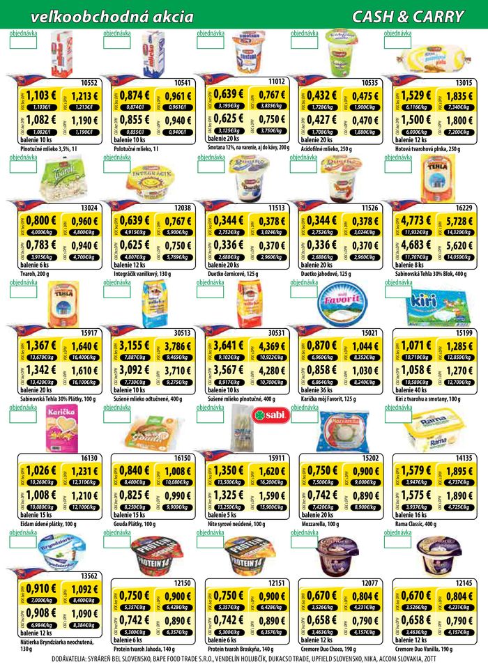 Katalóg Milk Agro | Cash & Carry leták platí od 6. 12. 2023 do 12. 12. 2023 | 6. 12. 2023 - 12. 12. 2023