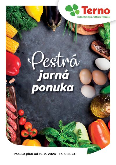 Ponuky Supermarkety v Stupava | Pestrá jarná ponuka de TERNO | 20. 2. 2024 - 17. 3. 2024