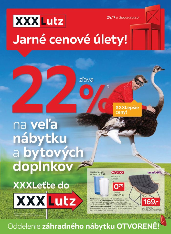 Katalóg XXXLutz v Košice | Zľava 22 % na množstvo nábytku a bytových doplnkov  | 18. 3. 2024 - 31. 3. 2024