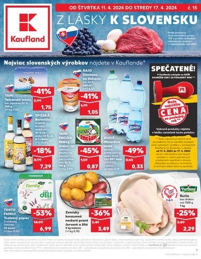 Katalóg Kaufland v Banská Bystrica | Najviac slovenských výrobkov nájdete v Kauflande  | 11. 4. 2024 - 17. 4. 2024
