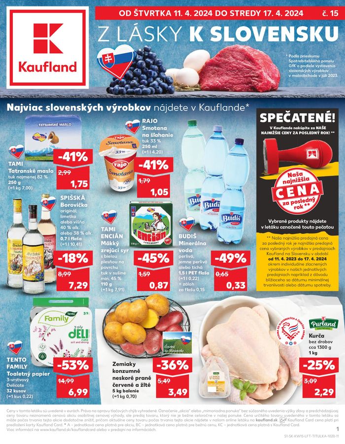 Katalóg Kaufland v Prievidza | Najviac slovenských výrobkov nájdete v Kauflande | 11. 4. 2024 - 17. 4. 2024