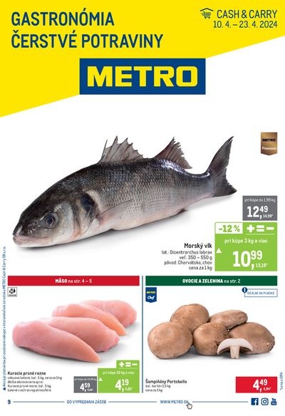 Katalóg METRO v Žilina | Čerstvé potraviny | 11. 4. 2024 - 23. 4. 2024
