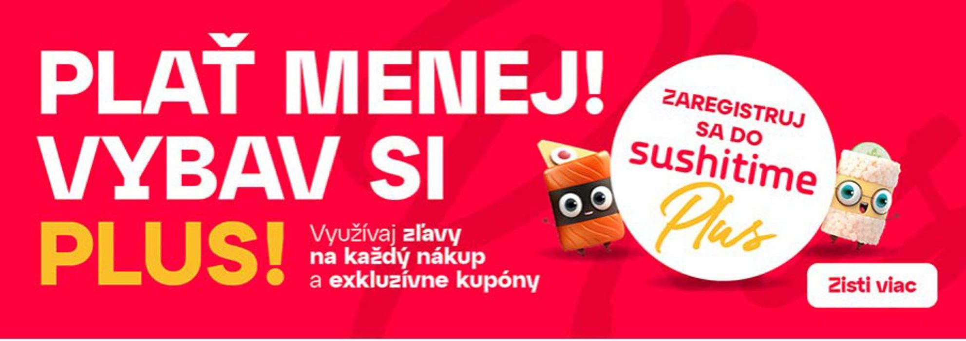 Katalóg Sushi Time v Bratislava | Využívaj zľavy na každý nákup  | 15. 4. 2024 - 30. 4. 2024