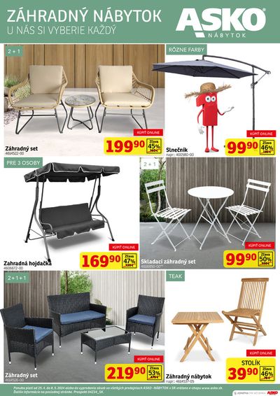 Katalóg Asko Nabytok v Poprad | Garden furniture | 29. 4. 2024 - 8. 5. 2024