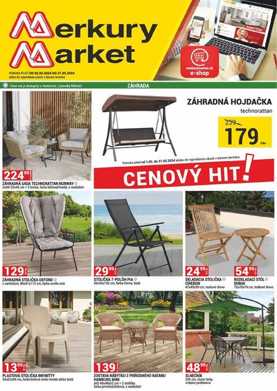 Ponuky Dom a Záhrada v Prešov | Cenový hit ! de Merkury Market | 2. 5. 2024 - 31. 5. 2024
