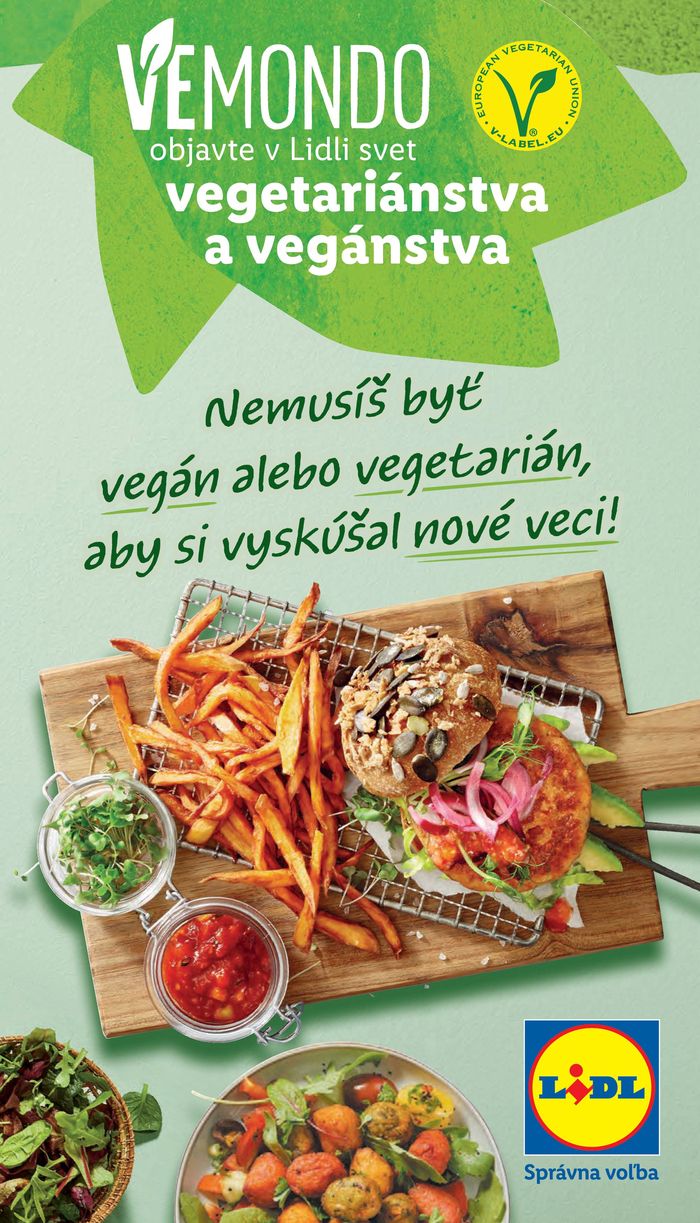 Katalóg Lidl v Košice | Vemondo vegetariánstvo a vegánstvo | 3. 5. 2024 - 31. 12. 2024