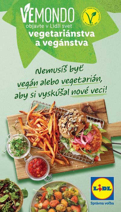 Katalóg Lidl v Vysoké Tatry | Vemondo vegetariánstvo a vegánstvo | 3. 5. 2024 - 31. 12. 2024