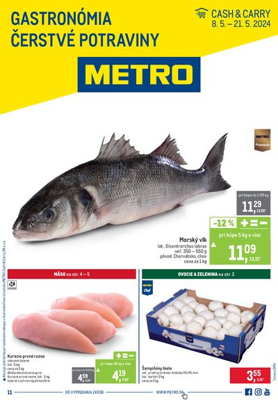 Katalóg METRO | Gastronómia: Čerstvé potraviny | 9. 5. 2024 - 21. 5. 2024