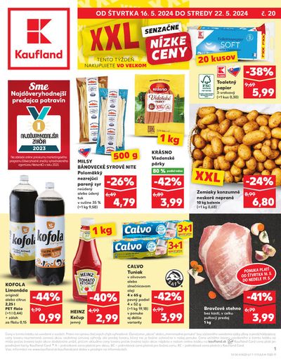 Ponuky Supermarkety v Prešov | Nízke ceny de Kaufland | 16. 5. 2024 - 22. 5. 2024