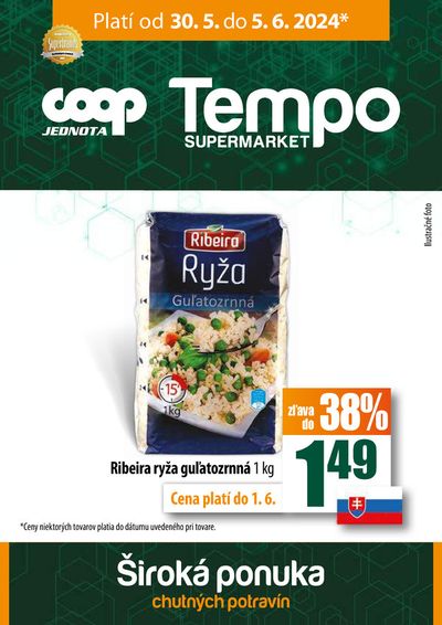 Ponuky Supermarkety v Lipany | Široká ponuka chutných potravín de COOP Jednota | 30. 5. 2024 - 5. 6. 2024