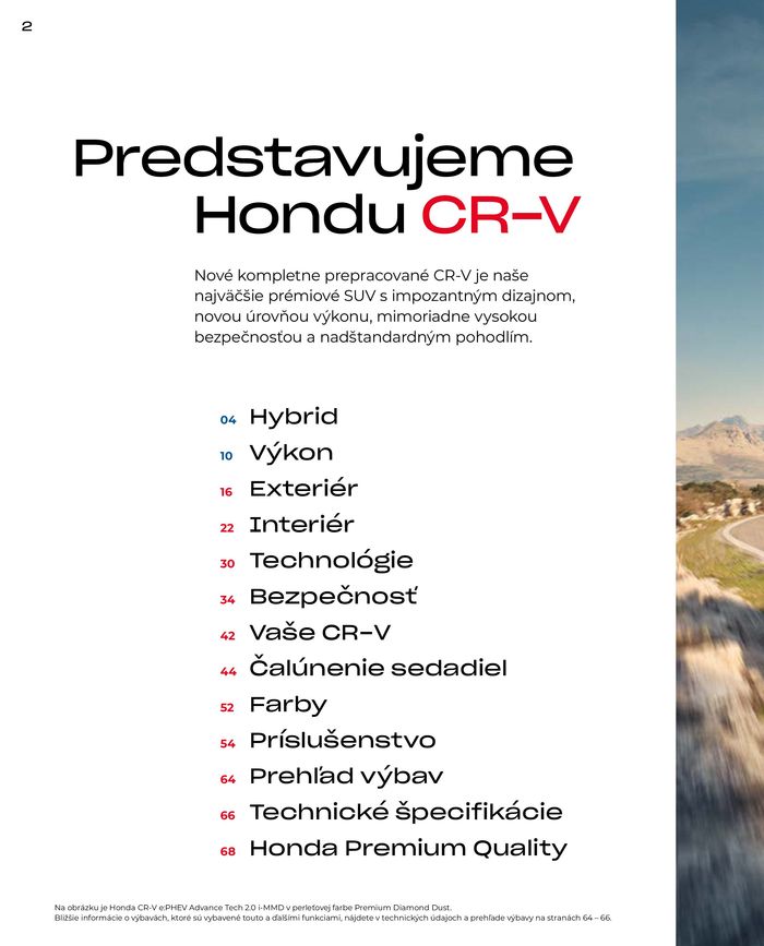 Katalóg Honda v Nitra | Honda Katalóg CR-V | 24. 6. 2024 - 31. 5. 2025
