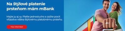 Ponuky Bánk a Služieb | Ponuka de mBank | 24. 6. 2024 - 28. 7. 2024