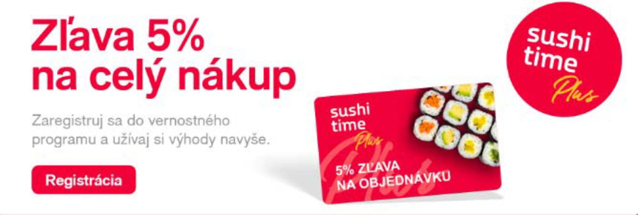 Katalóg Sushi Time | - 63 %  | 15. 7. 2024 - 18. 8. 2024