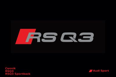 Katalóg Audi | Cenník RS Q3/Q3 Sportback | 7. 8. 2023 - 7. 8. 2024