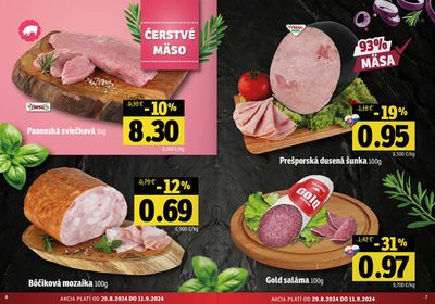 Ponuky Supermarkety v Tisovec | Stredné a západné Slovensko de Fresh | 29. 8. 2024 - 11. 9. 2024