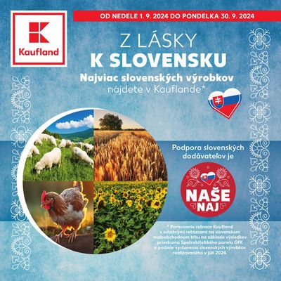 Katalóg Kaufland v Dolný Kubín | Aktuálne ponuky a akcie | 1. 9. 2024 - 30. 9. 2024