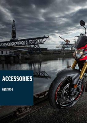 Katalóg Suzuki | Suzuki GSX-S750 ACCESSORY | 8. 8. 2023 - 8. 2. 2024
