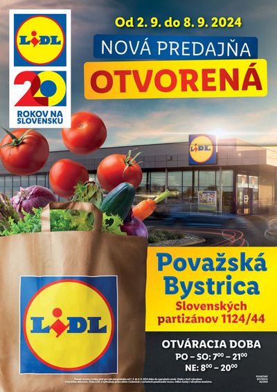 Katalóg Lidl v Liptovský Mikuláš | Platný od 02.09.2024 | 2. 9. 2024 - 8. 9. 2024