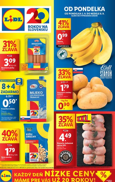 Katalóg Lidl v Komárno | Platný od 02. 09. 2024 | 2. 9. 2024 - 8. 9. 2024