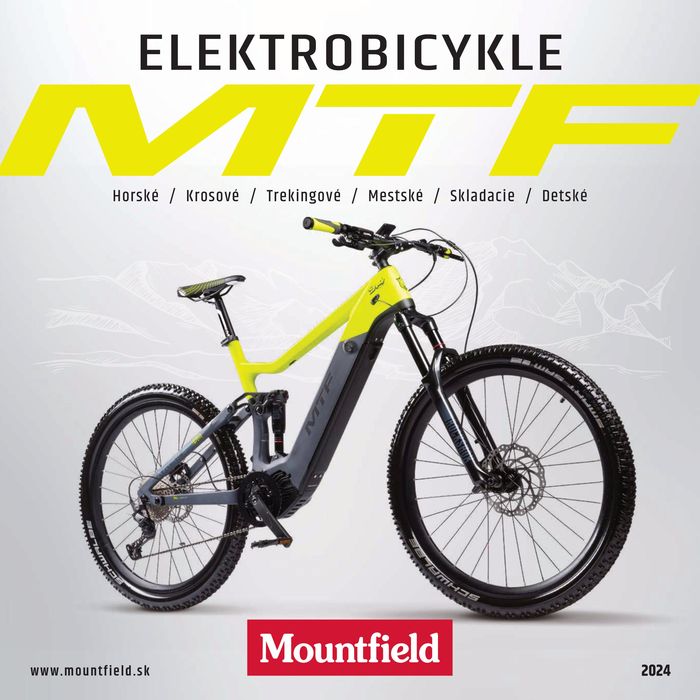 Katalóg Mountfield v Prievidza | Katalóg elektrobicyklov | 6. 9. 2024 - 20. 9. 2024