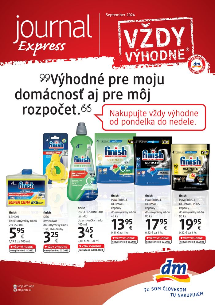 Katalóg Dm Drogerie v Michalovce | Journal a active beauty | 15. 9. 2024 - 29. 9. 2024