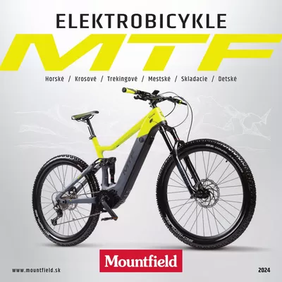 Ponuky Dom a Záhrada v Nové Zámky | Mountfield Katalóg elektrobicyklov de Mountfield | 26. 9. 2024 - 26. 1. 2025