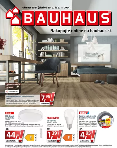 Katalóg BAUHAUS v Bratislava | BAUHAUS | 30. 9. 2024 - 3. 11. 2024