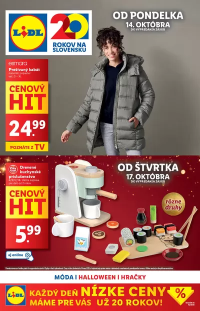 Katalóg Lidl v Žilina | Aktuálne ponuky a akcie | 14. 10. 2024 - 20. 10. 2024