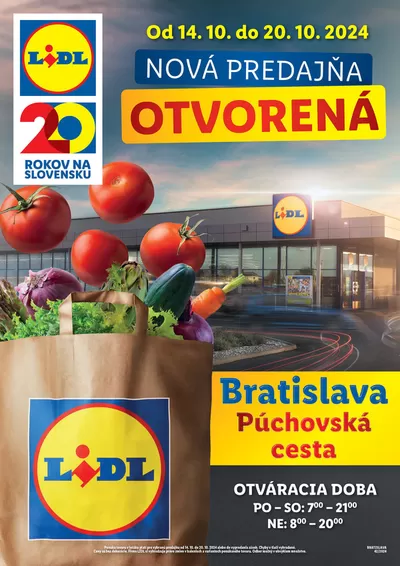 Katalóg Lidl v Bardejov | Ponuka platná od 14. 10. 2024 | 14. 10. 2024 - 20. 10. 2024