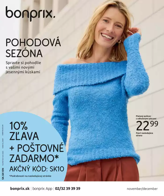 Katalóg BonPrix | BonPrix Pletenina S Detailmi | 15. 10. 2024 - 14. 1. 2025