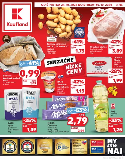 Katalóg Kaufland | Naše najlepšie výhodné ponuky | 24. 10. 2024 - 30. 10. 2024