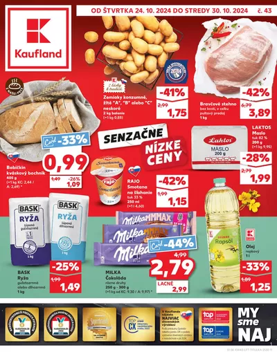 Katalóg Kaufland | Aktuálne ponuky a akcie | 24. 10. 2024 - 30. 10. 2024