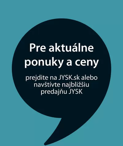 Ponuky Dom a Záhrada v Sečovce | BUSINESS TO BUSINESS KATALÓG de JYSK | 1. 11. 2024 - 15. 11. 2024