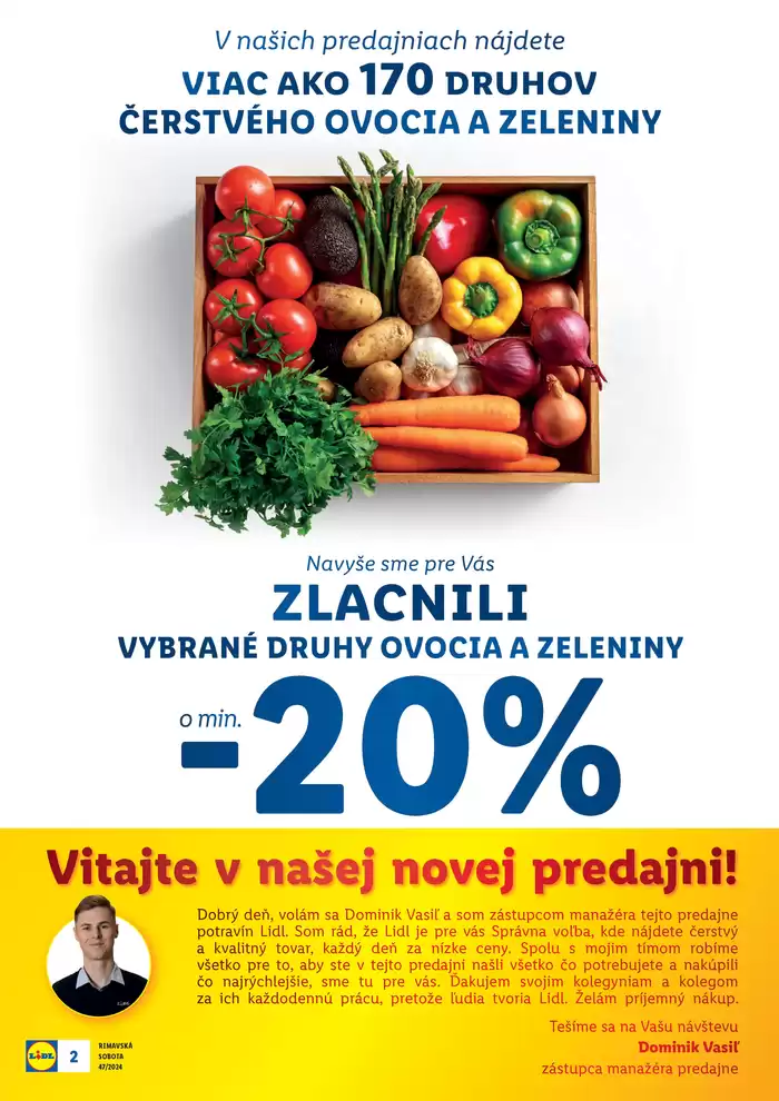 Katalóg Lidl v Pezinok | Ponuka platná od 21. 11. 2024 | 21. 11. 2024 - 24. 11. 2024