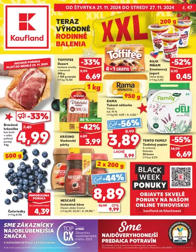 Katalóg Kaufland | Najlepšie ponuky pre šetrných | 21. 11. 2024 - 27. 11. 2024