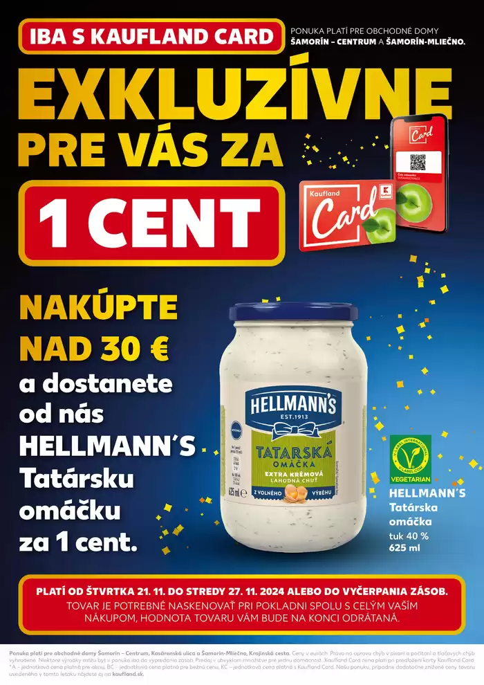 Katalóg Kaufland | Exkluzívne výhodné ponuky | 21. 11. 2024 - 27. 11. 2024