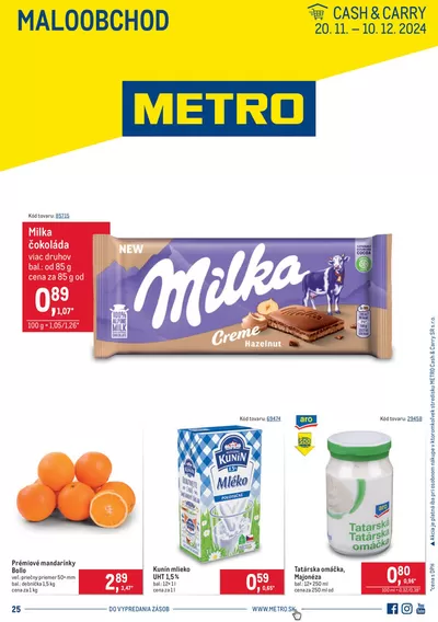 Katalóg METRO v Banská Bystrica | Maloobchod | 20. 11. 2024 - 4. 12. 2024