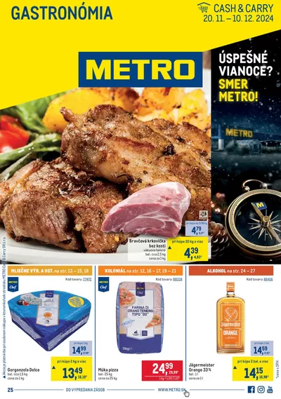 Katalóg METRO v Banská Bystrica | Gastronómia | 20. 11. 2024 - 4. 12. 2024