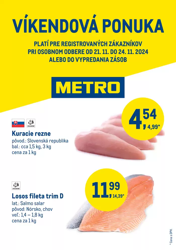 Katalóg METRO v Banská Bystrica | Víkendová ponuka | 21. 11. 2024 - 5. 12. 2024