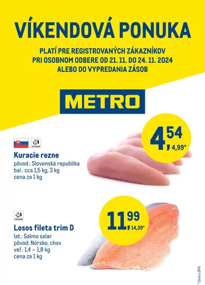 Katalóg METRO v Martin | Víkendová ponuka | 21. 11. 2024 - 5. 12. 2024