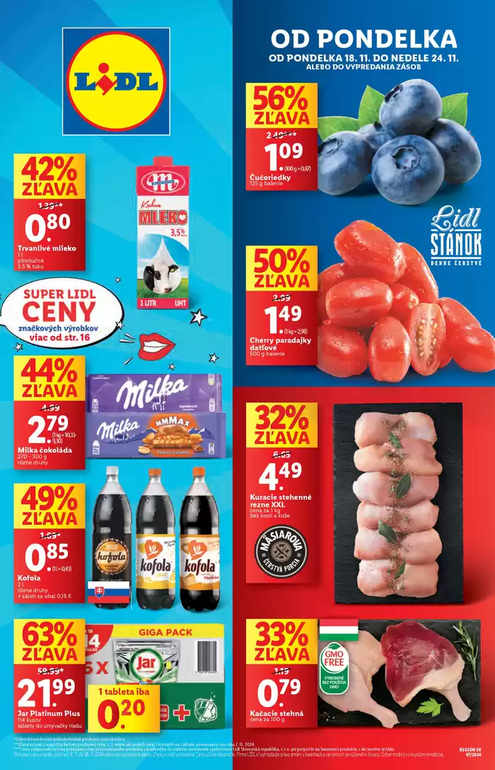 Katalóg Lidl v Šaľa | Platný od pondelka 18. 11. 2024 | 18. 11. 2024 - 24. 11. 2024