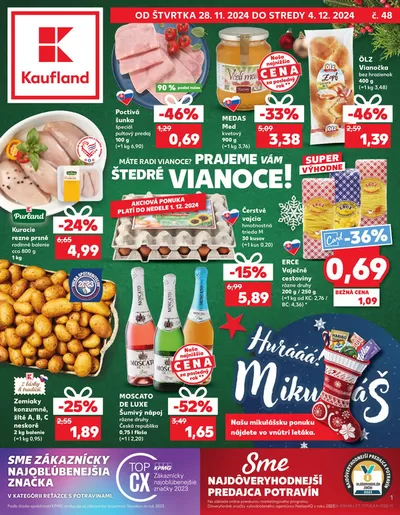 Katalóg Kaufland v Topoľčany | Exkluzívne výhodné ponuky | 28. 11. 2024 - 4. 12. 2024