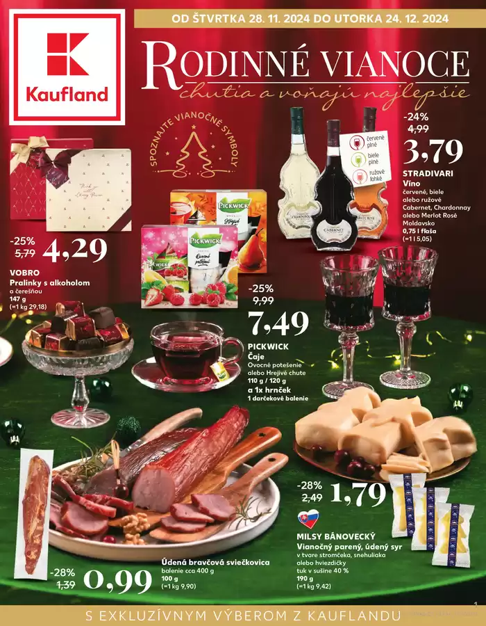 Katalóg Kaufland v Topoľčany | Exkluzívne ponuky pre našich zákazníkov | 28. 11. 2024 - 24. 12. 2024