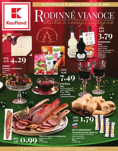 Katalóg Kaufland v Považská Bystrica | Exkluzívne ponuky pre našich zákazníkov | 28. 11. 2024 - 24. 12. 2024