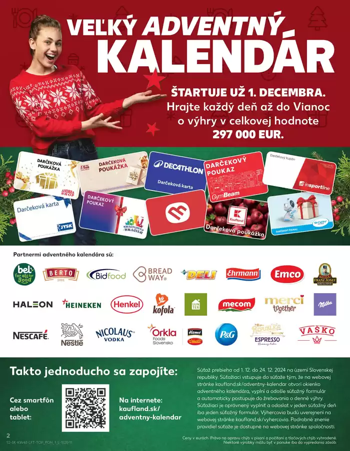 Katalóg Kaufland v Prešov | Skvelé zľavy na vybrané produkty | 28. 11. 2024 - 4. 12. 2024