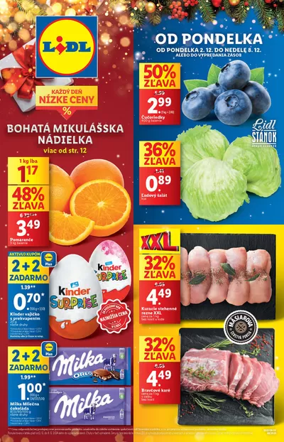 Katalóg Lidl v Piešťany | Platný od pondelka 02. 12. 2024 | 2. 12. 2024 - 8. 12. 2024