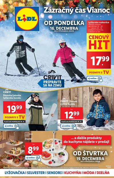 Katalóg Lidl v Veľký Krtíš | Exkluzívne ponuky a výhodné ponuky | 16. 12. 2024 - 22. 12. 2024