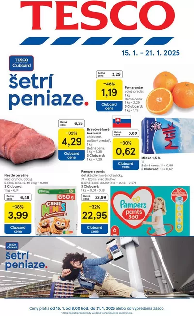 Katalóg Tesco v Žilina | Exkluzívne ponuky pre našich zákazníkov | 15. 1. 2025 - 21. 1. 2025