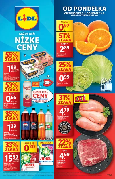 Katalóg Lidl v Svit | Platný od pondelka 03. 02. 2025 | 3. 2. 2025 - 9. 2. 2025