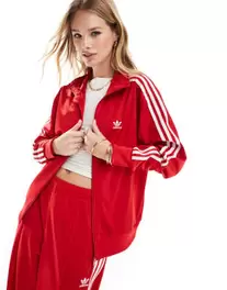 Adidas Originals firebird track jacket in red v akcii za 65€ v asos